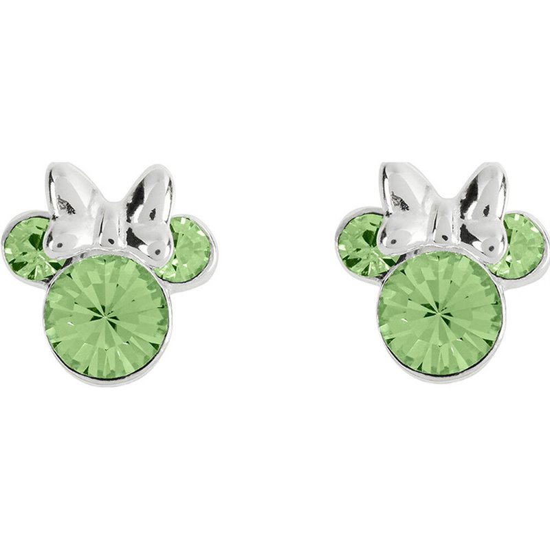 Pendientes Agosto Minnie Disney plata