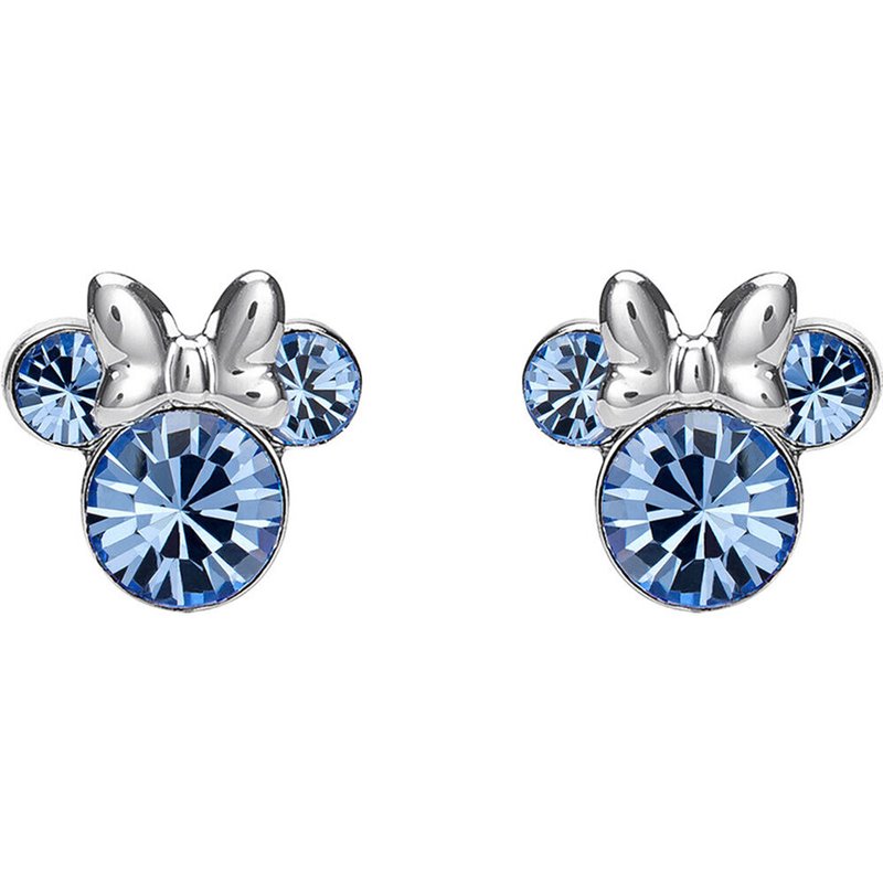 Pendientes Diciembre Minnie Disney plata