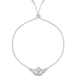 Pulsera Mickey & Minnie Disney plata