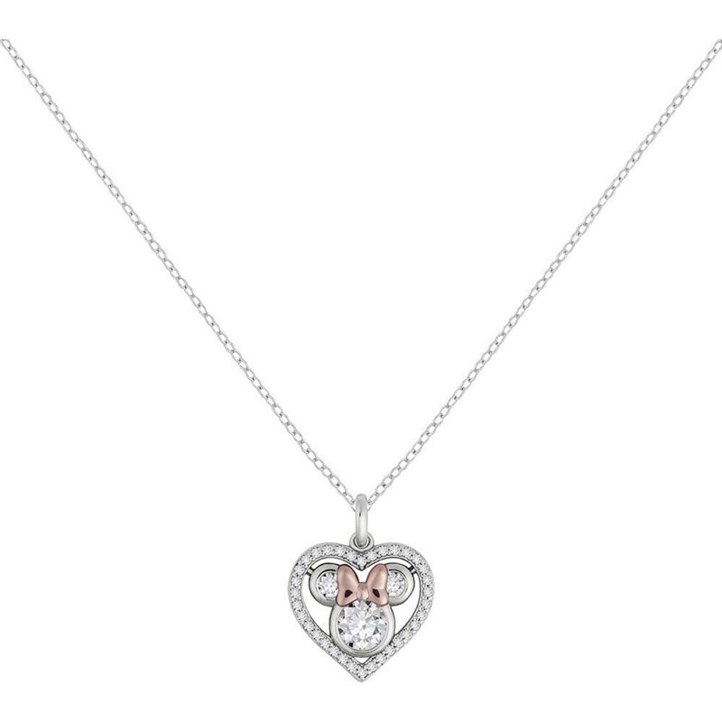 Colgante Corazon Minnie Disney plata