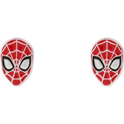 Pendientes Spiderman Marvel plata