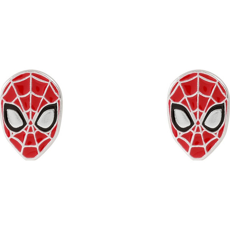 Pendientes Spiderman Marvel plata
