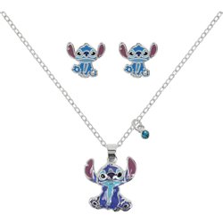 Set colgante + pendientes Stitch Disney