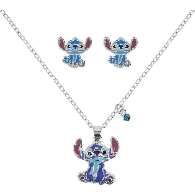 Set colgante + pendientes Stitch Disney