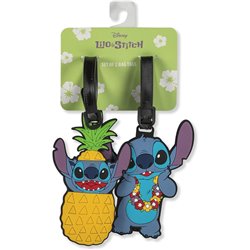 Set 2 Etiquetas de Equipaje Stitch Disney