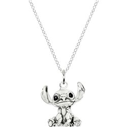 Colgante 3D Stitch Disney plata