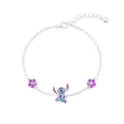 Pulsera Stitch Disney plata
