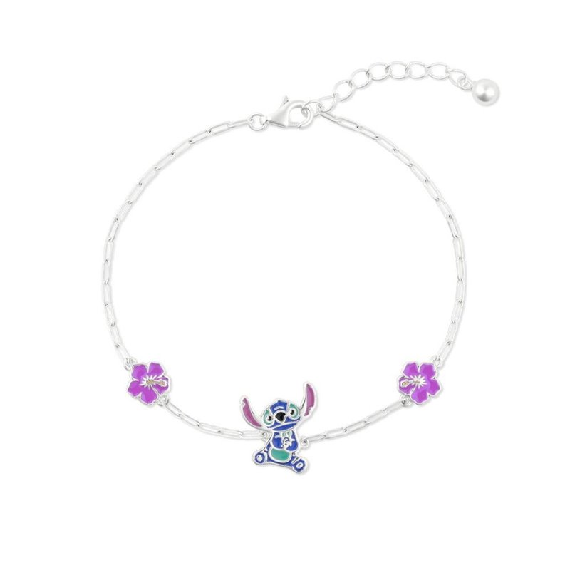 Pulsera Stitch Disney plata