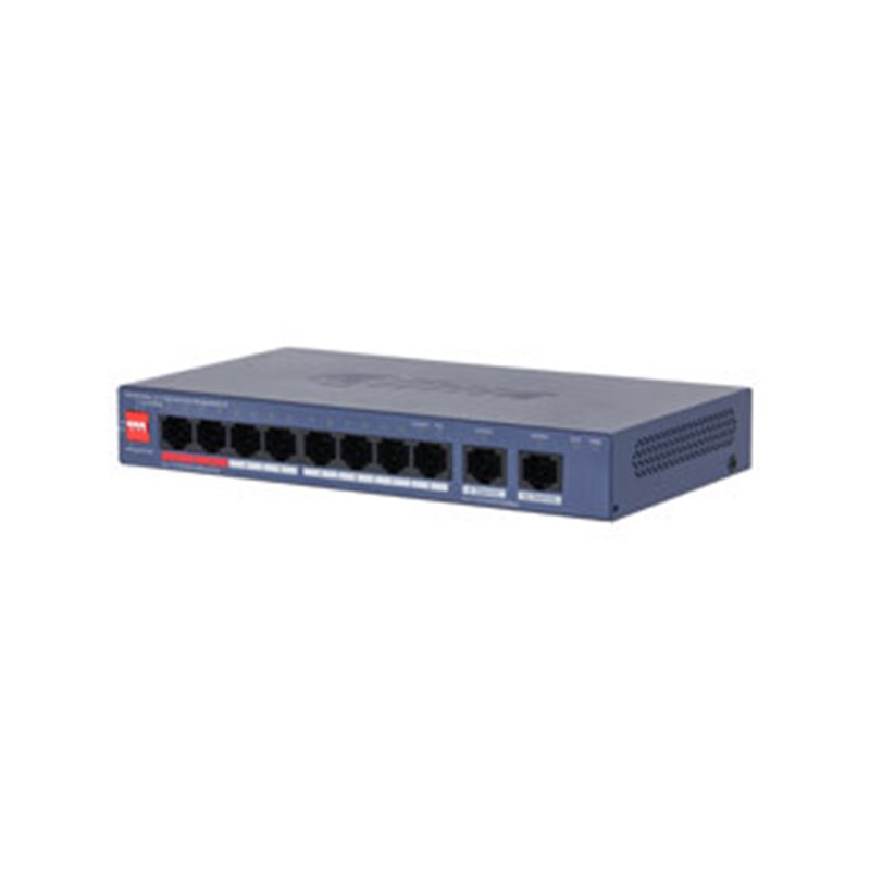(DH-CS4010-8GT-110-V2) DAHUA SWITCH 10 PUERTOS CLOUD MANAGED GIGABIT, 8 PUERTOS POE, 110W, HI-POE, L2