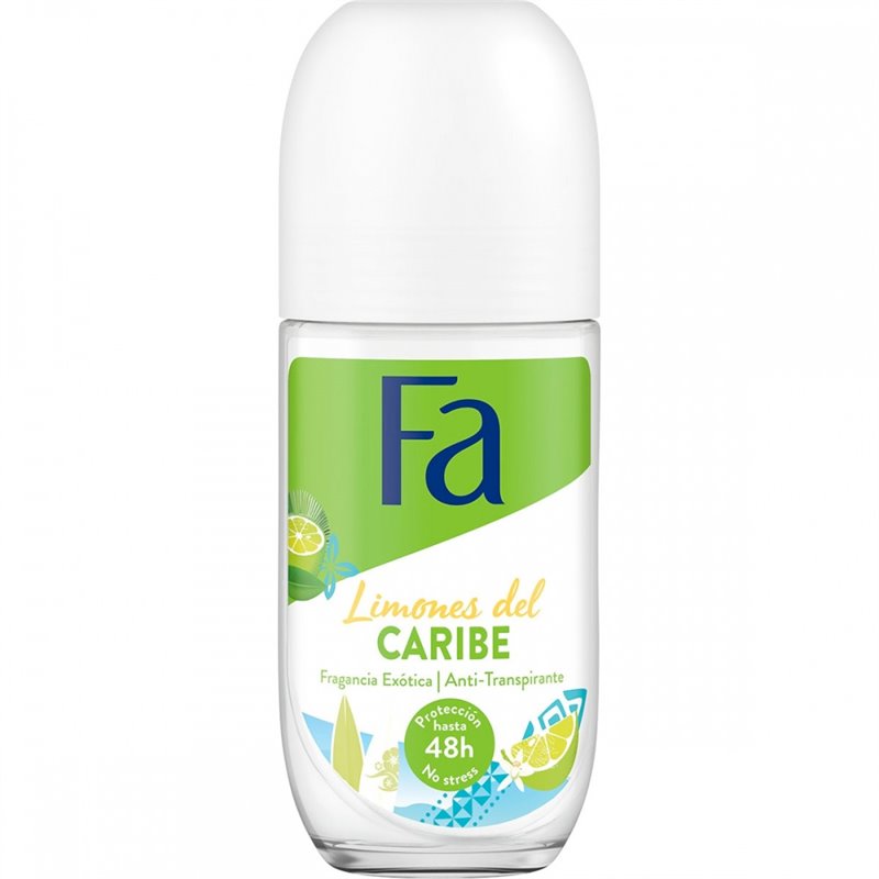 DESODORANTE FA LIMONES DEL CARIBE ROLL-ON 50ml
