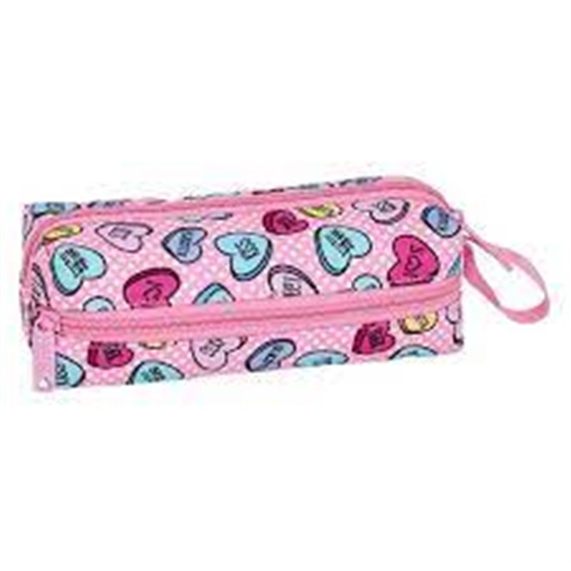 PORTATODO 3 CREMALLERAS SWEET HEART