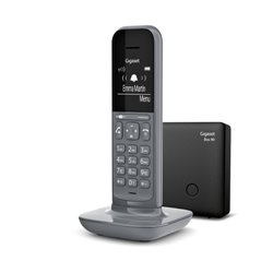 Gigaset CL390 Teléfono DECT/analógico Identificador de llamadas Gris