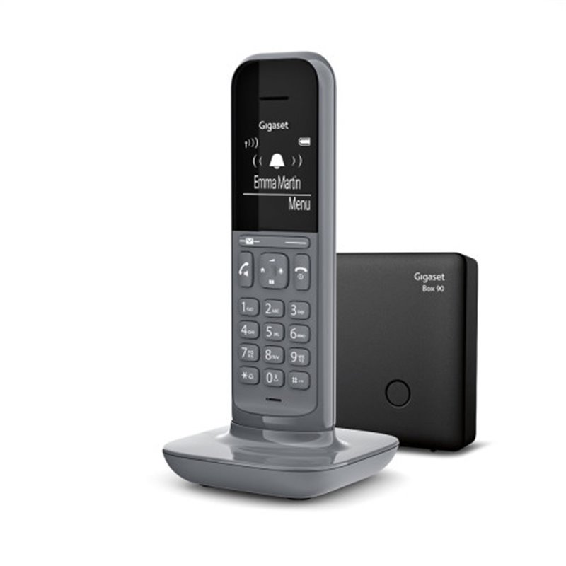 Gigaset CL390 Teléfono DECT/analógico Identificador de llamadas Gris