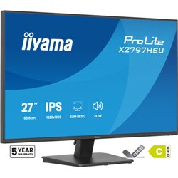 MONITOR IIYAMA PANTALLA PARA PC 68,6 CM (27") 1920 X 1080 PIXELES FULL HD LED PANEL IPS MARCO FINO HDMI DISPLAYPORT USB