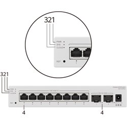 HUAWEI S210-24T2J (24*10/100/1000BASE-T PORTS, 2*2.5GE SFP PORTS, BUILT-IN AC POWER, FANLESS)