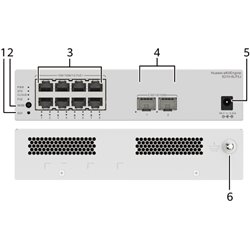 HUAWEI S210-8LP2J (8*10/100/1000BASE-T PORTS (32W POE+), 2*2.5GE SFP PORTS, WITH 1*AC POWER ADAPTER, FANLESS)"
