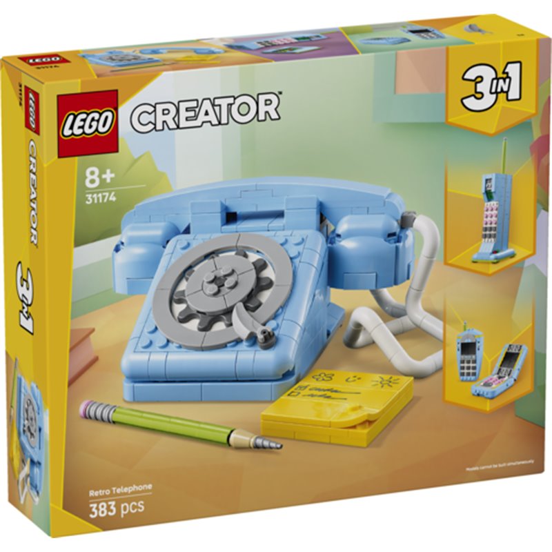 LEGO 3 EN 1 CREATOR - TELEFONO RETRO