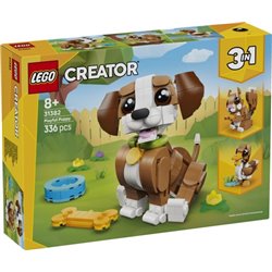 LEGO 3 EN 1 CREATOR - SIMPATICOS ANIMALES: CACHORRO JUGUETON