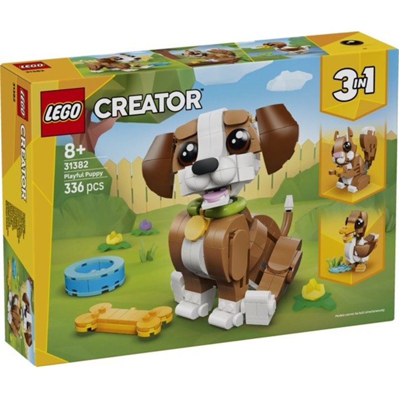 LEGO 3 EN 1 CREATOR - SIMPATICOS ANIMALES: CACHORRO JUGUETON