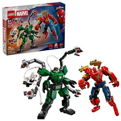 LEGO MARVEL - BATALLA DE ARMADURAS ROBOTICAS: SPIDER-MAN VS