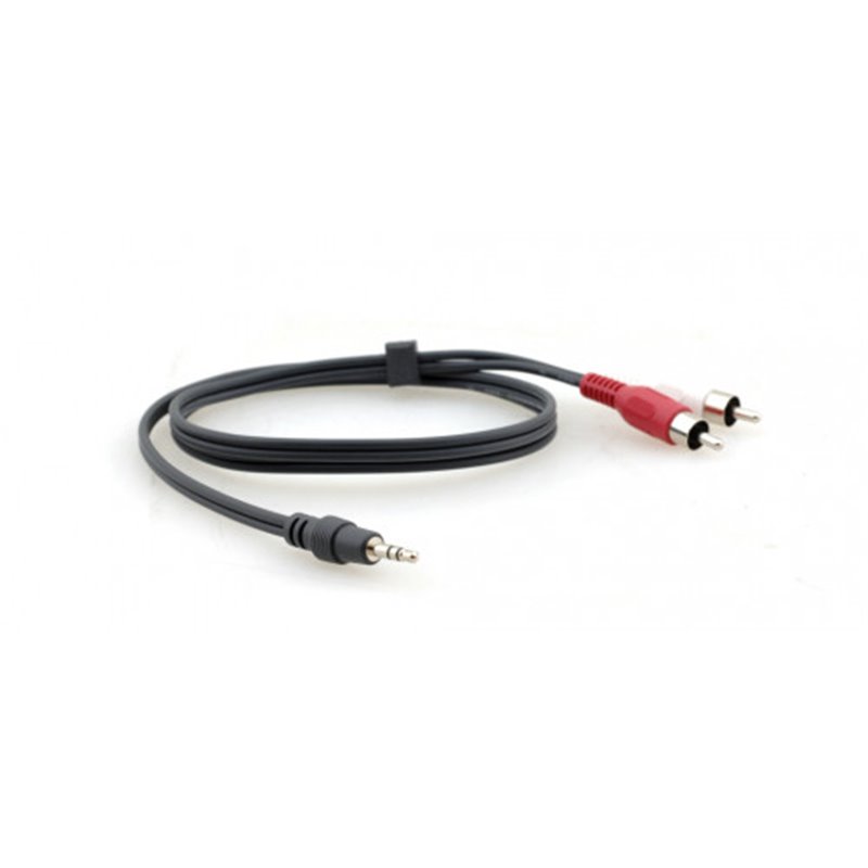 Kramer Electronics C-A35M/2RAM-50 cable de audio 15,2 m 3,5mm 2 x RCA Negro