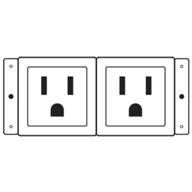 Kramer Electronics TS-2US toma de corriente