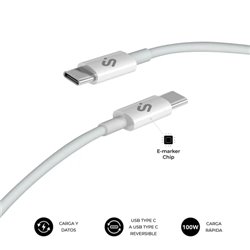 SUBBLIM CABLE POWERMAG LED 100W C-C 2M
