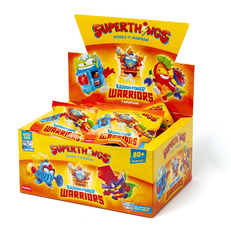 SUPERTHINGS KAZOOM POWER WARRIORS - DISPLAY 25 ONE PACK