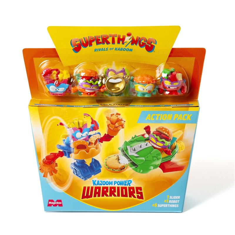 SUPERTHINGS KAZOOM POWER WARRIORS ACTION PACK - SURTIDO