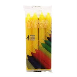 Velas Cilindrica, Pack 4 - 175x20 mm