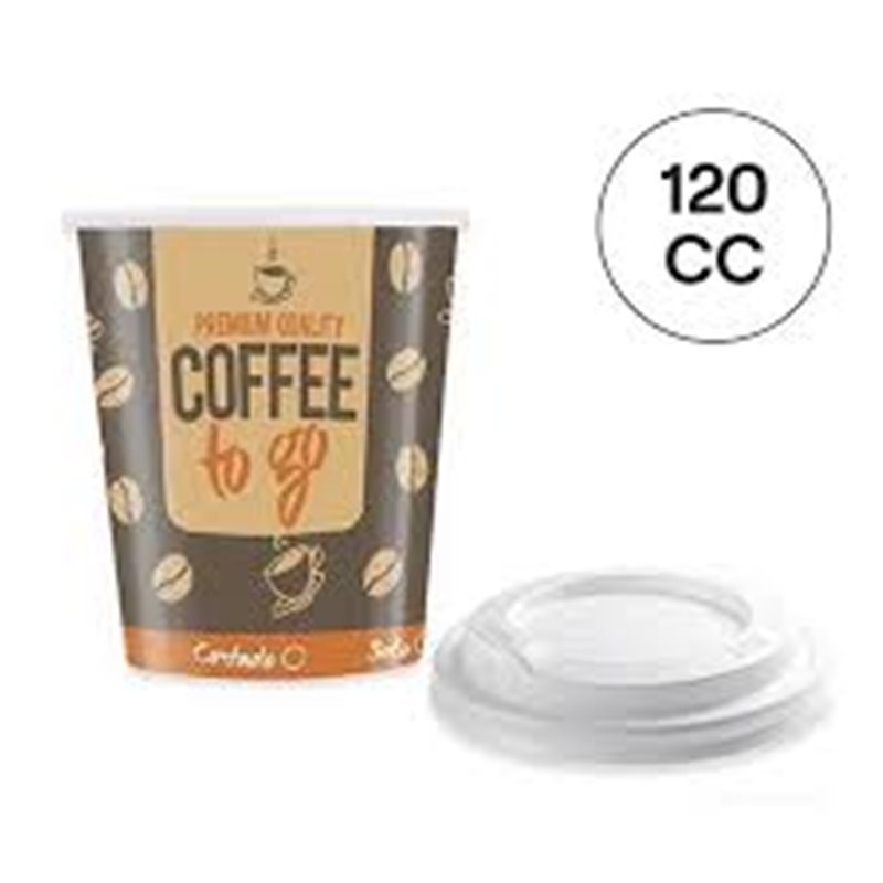 VASO CARTON TAPA DRINK COFFEE TO GO