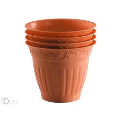 MACETAS MARFIL MINI x 4und 10cm