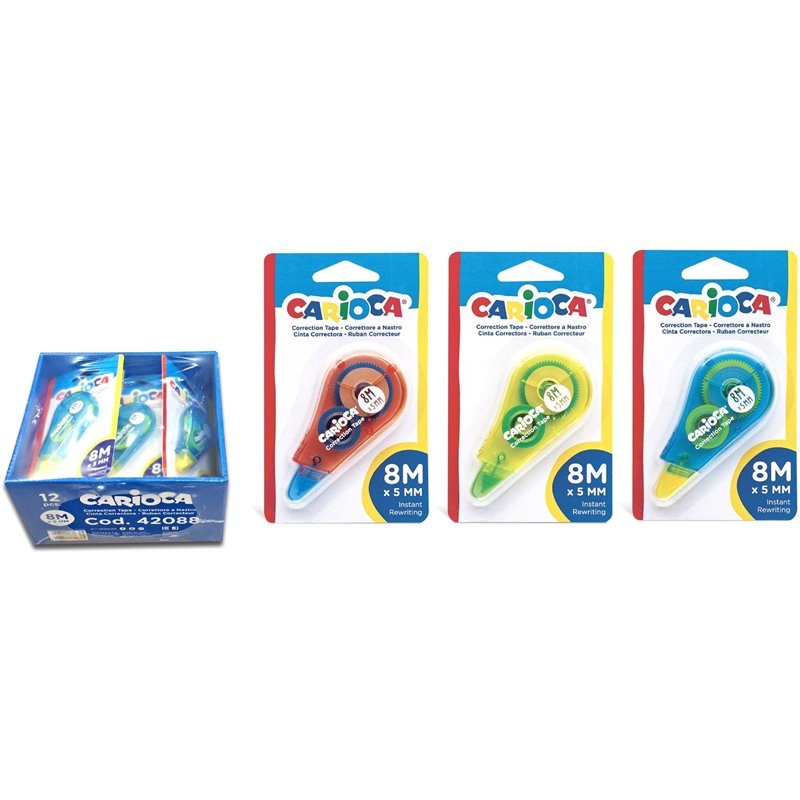 TIPEX CORRECTOR CINTA 8mx5mm CARIOCA