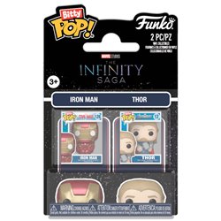 Blister 2 figuras Bitty POP Marvel Infinity Saga Iron Man & Thor