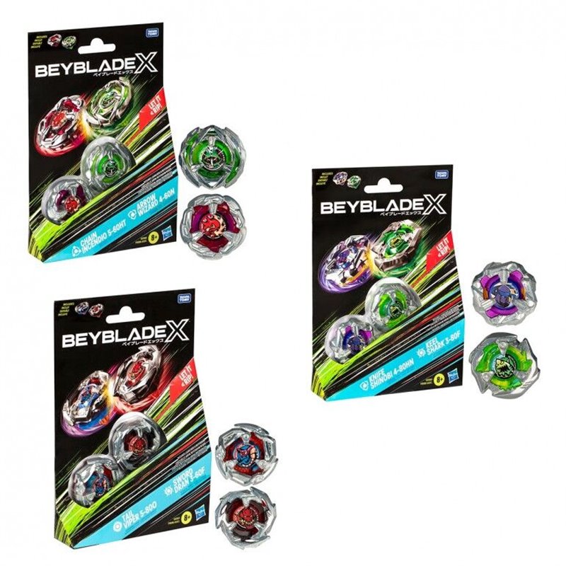 Kit inicial Beyblade X surtido
