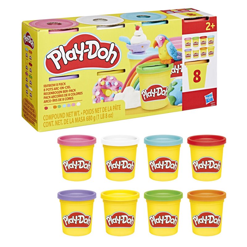 Set 8 botes plastilina Play-Doh