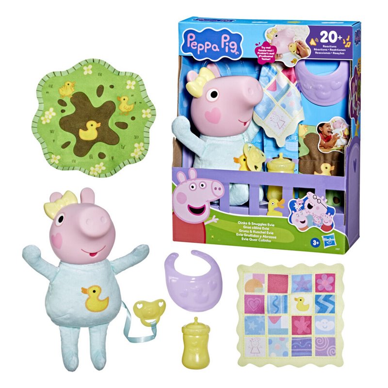 Muñeca Evie Gruñidos y Abrazos Peppa Pig