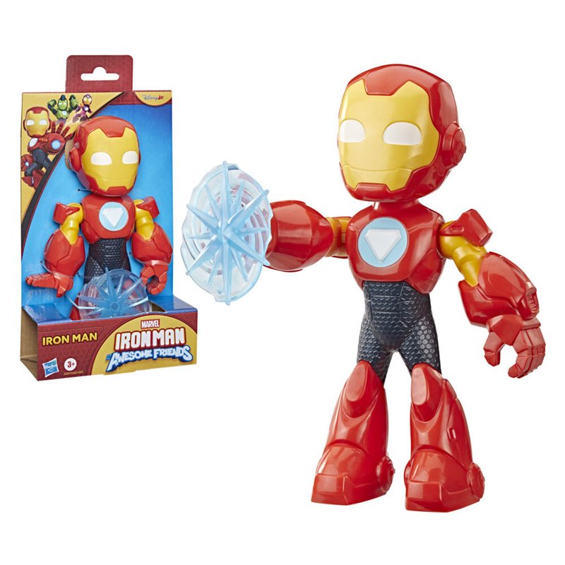 Figura Iron Man - Iron Man y Su Superequipo Marvel 22cm