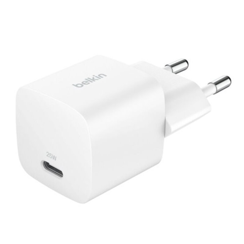 BELKIN 25W USBC PD WALL CHARGER WITH PPS, WHT