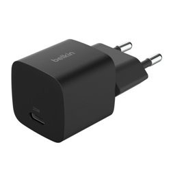 BELKIN 25W USBC PD WALL CHARGER WITH PPS, BLK