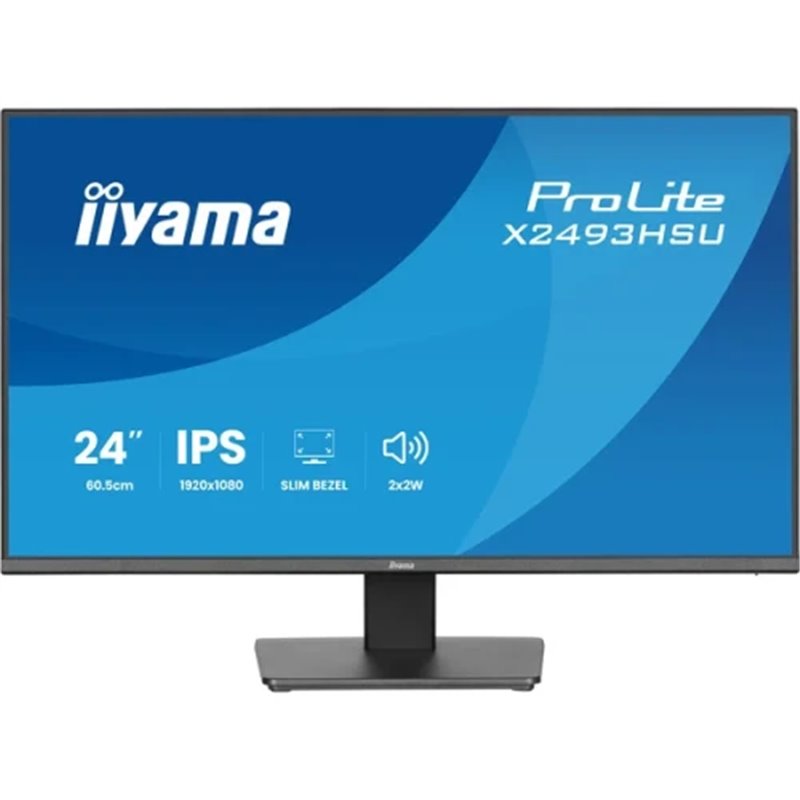 MONITOR IIYAMA PANTALLA PARA PC 60,5 CM (23,8") 1920 X 1080 PIXELES FULL HD LED PANEL IPS CONEXIONES HDMI DISPLAYPORT Y USB