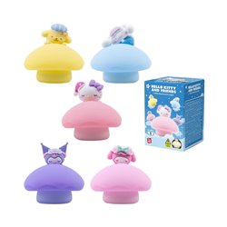 Figura sorpresa Luz Nocturna Little Mushroom Hello Kitty and Friends 6,6cm surtido
