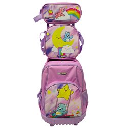 Set Trolley + portatodo + bolsa portameriendas Osos Amorosos