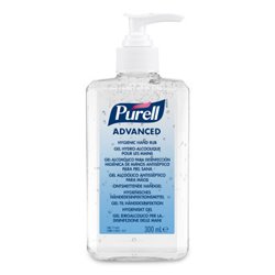 BOTE DE 300 ML. GEL HIDROALCOHOLICO ADVANCE C/ BOMBA PURELL JA077