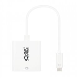 Nanocable CONVERSOR USB-C A DVI-D, 15 CM