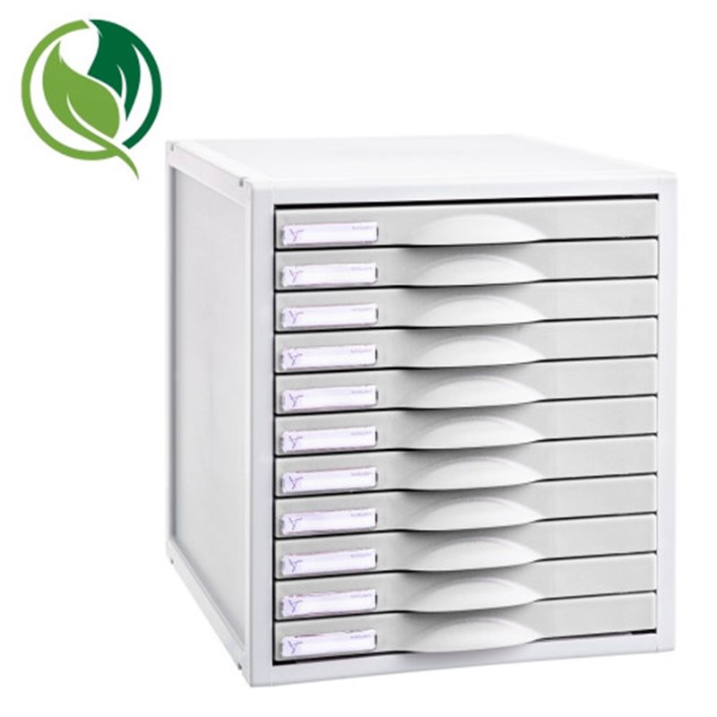 MÓDULO ARCHISYSTEM DE 11 CAJONES 356X316X362 MM GRIS ARCHIVO 2000 8211C GS