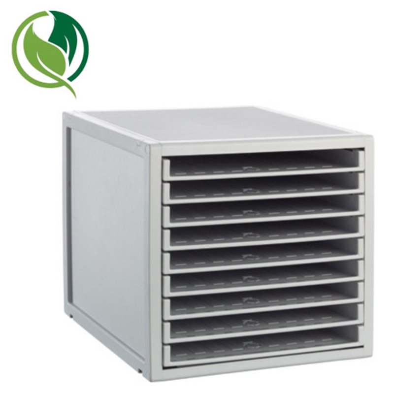 MÓDULO ARCHISYSTEM DE 9 BANDEJAS 356X316X303 MM GRIS ARCHIVO 2000 8409B GS