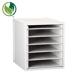 MÓDULO ARCHISYSTEM DE 6 BANDEJAS 356X316X362 MM GRIS ARCHIVO 2000 8206B GS