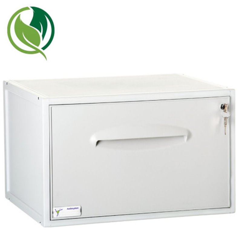 MÓDULO ARCHISYSTEM PARA CARPETAS COLGANTES DIN A4 Y FOLIO 356X474X303 MM GRIS ARCHIVO 2000 8301C GS