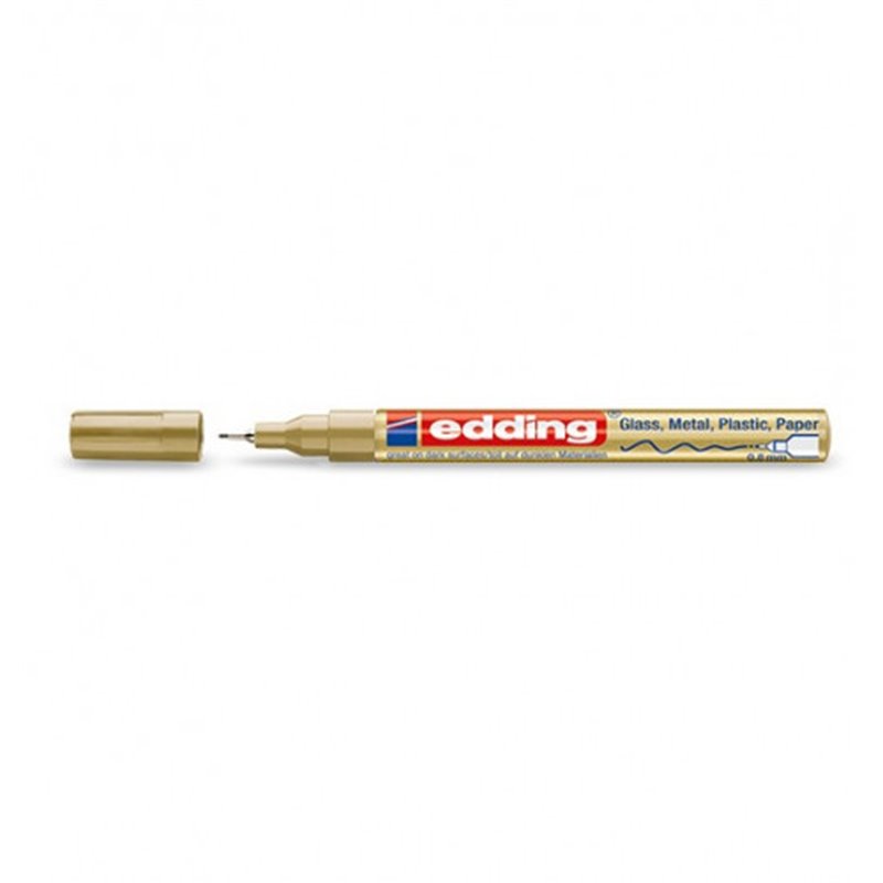 MARCADOR PERMANENTE 0.8MM 780 ORO EDDING 780-53